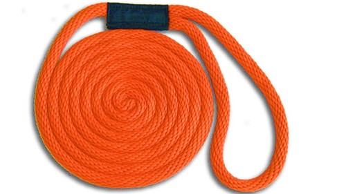 Solid braid nylon dock line - nylon,