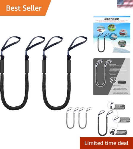 Bungee dock lines with - bungee,
